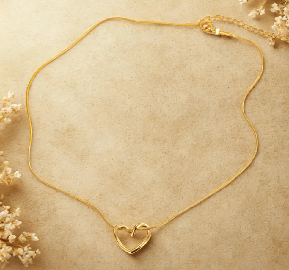 Eternal Heart Glow Pendant Chain DDOR | Luxury You'll Love | Wear with confidence | Demifine Jewellery