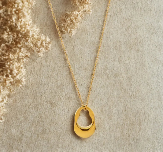 Harmony Oval Pendant Chain DDOR | Luxury You'll Love | Wear with confidence | Demifine Jewellery