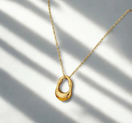 Harmony Oval Pendant Chain DDOR | Luxury You'll Love | Wear with confidence | Demifine Jewellery