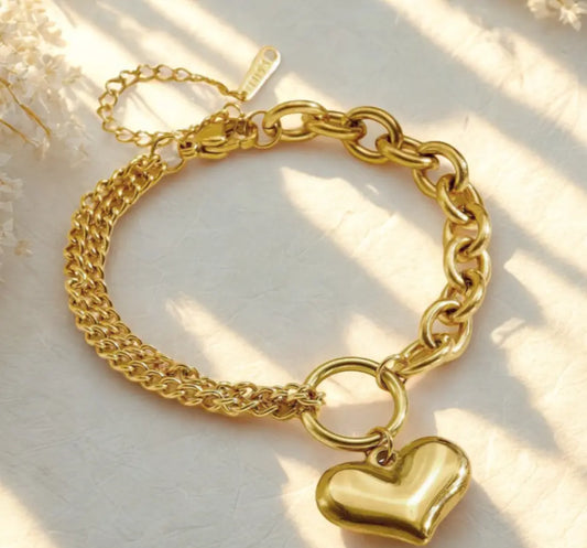 Golden Crush Bracelet DDOR | Luxury You'll Love | Wear with confidence | Demifine Jewellery