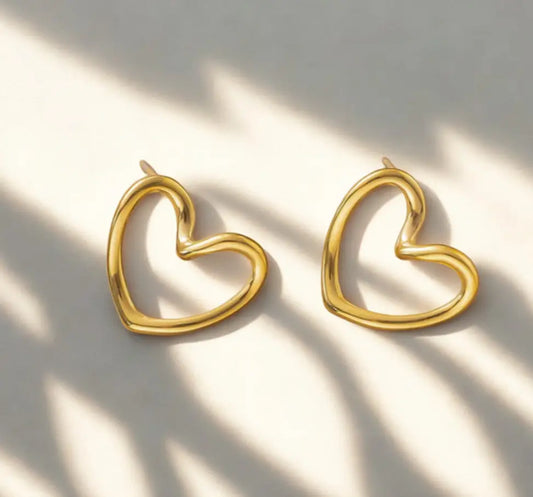 Infinite Heart Frames Earring DDOR | Luxury You'll Love | Wear with confidence | Demifine Jewellery