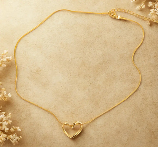 Eternal Heart Glow Pendant Chain DDOR | Luxury You'll Love | Wear with confidence | Demifine Jewellery