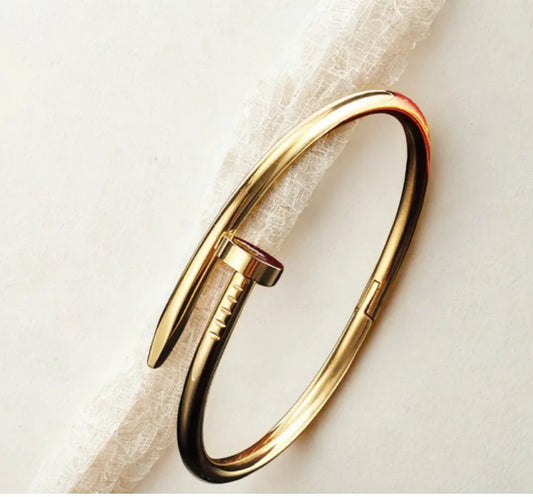 Nail head Luxe Bangle Bracelet DDOR | Luxury You'll Love | Wear with confidence | Demifine Jewellery